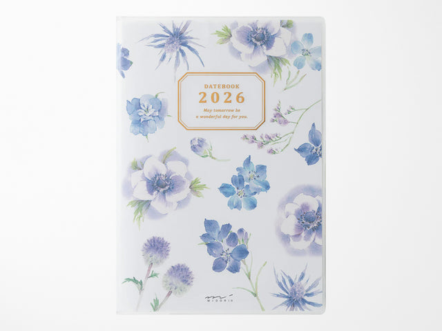 Midori Pocket Diary 2026 B6 - Country Time Flower