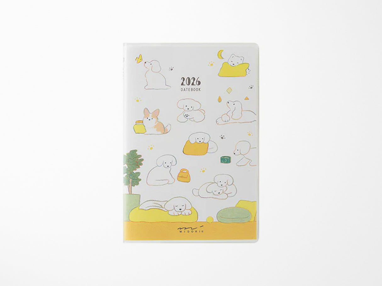 Midori Pocket Diary 2026 Mini - Dog