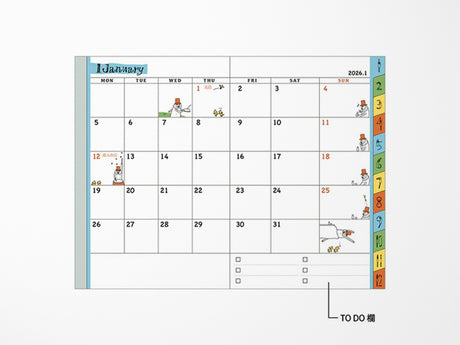 Midori Pocket Diary 2026 Mini - Ojisan