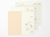 Midori Pocket Diary 2026 Slim - Cat