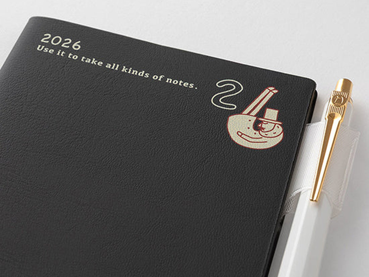 Midori Pocket Diary 2026 Slim - Ojisan