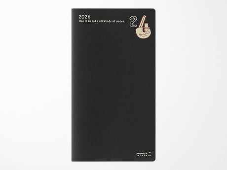 Midori Pocket Diary 2026 Slim - Ojisan