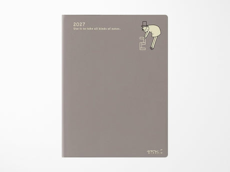 Midori Pocket Diary B6 Ojisan 2027