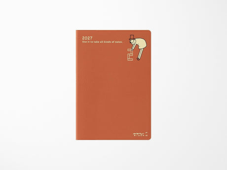 Midori Pocket Diary Mini Ojisan 2027