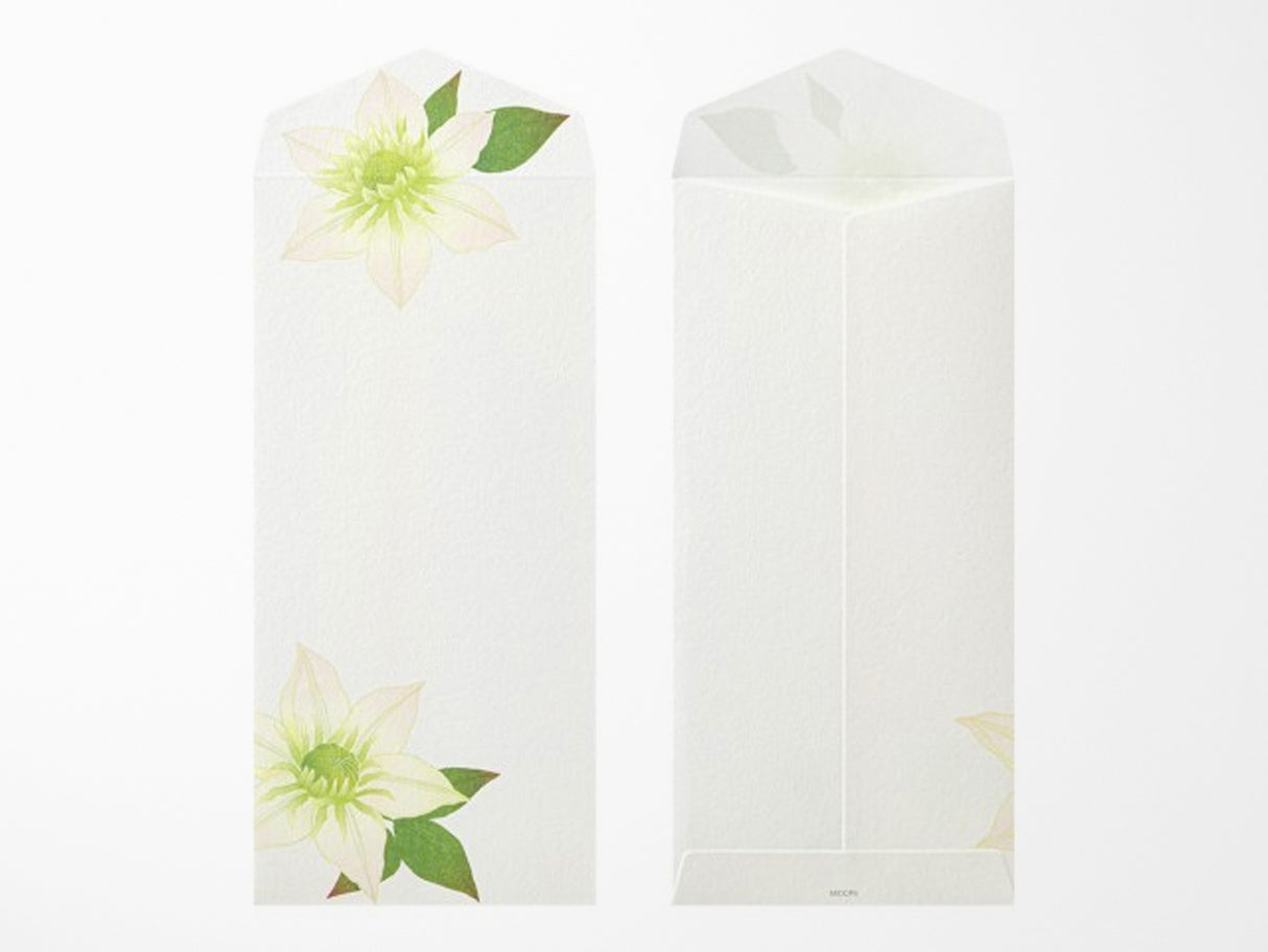 Midori Seasonal Envelopes - 170 Summer Flowers 4 Designs