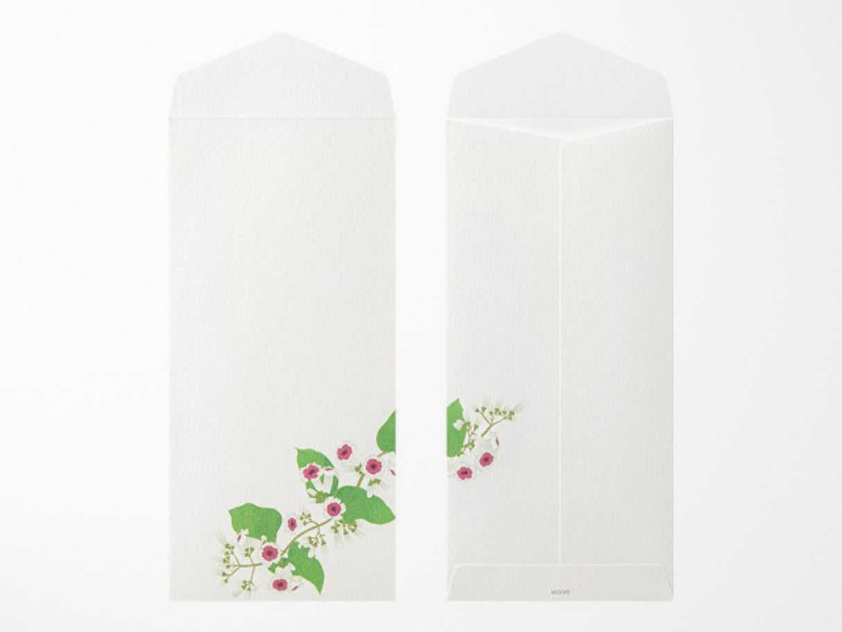 Midori Seasonal Envelopes - 170 Summer Flowers 4 Designs