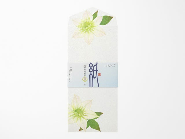 Midori Seasonal Envelopes - 170 Summer Flowers 4 Designs