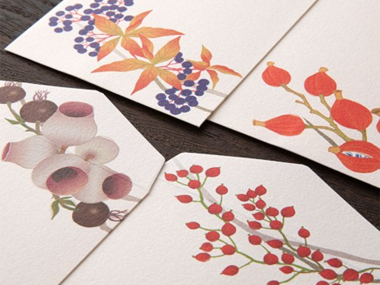 Midori Seasonal Envelopes - 178 Autumn Wreath
