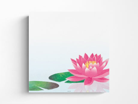 Midori Seasonal Letter Pad - 175 Water Lily Reflection