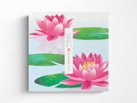 Midori Seasonal Letter Pad - 175 Water Lily Reflection