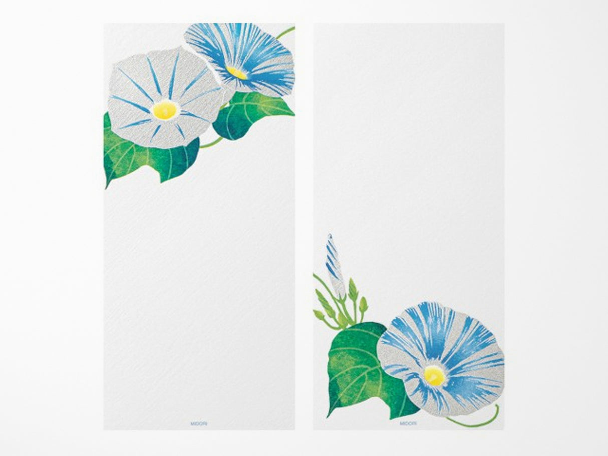 Midori Seasonal Memo Letter Pad - 589 Morning Glory
