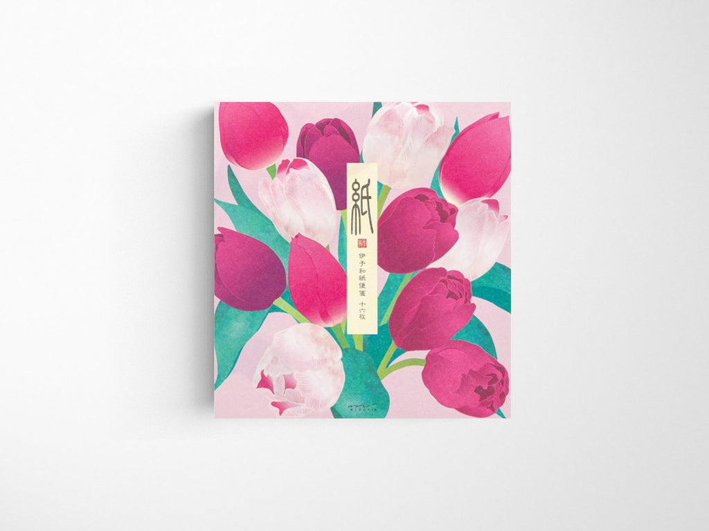Midori Seasonal Spring Tulips Letter Pad