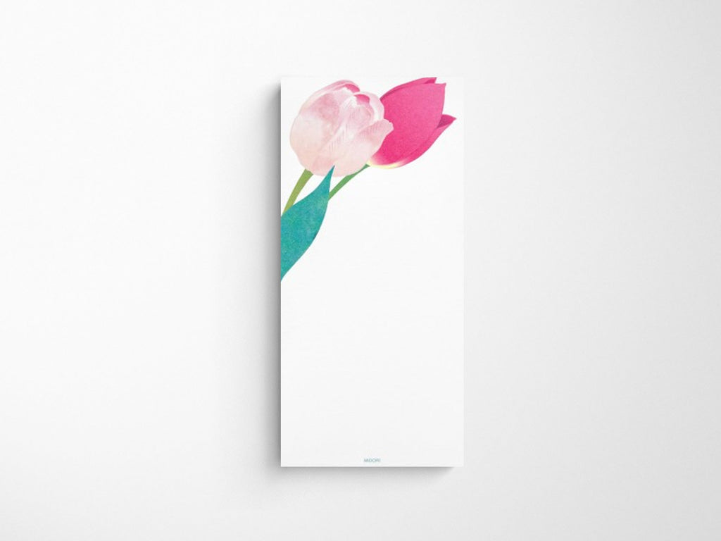 Midori Seasonal Spring Tulips Message Letter Pad