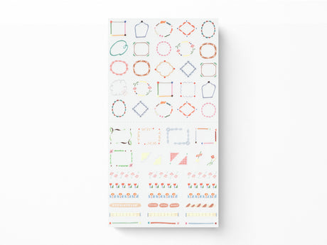 Midori Stickers - 2740 Date Circle Decorative