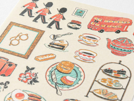 Midori Stickers - British Motifs