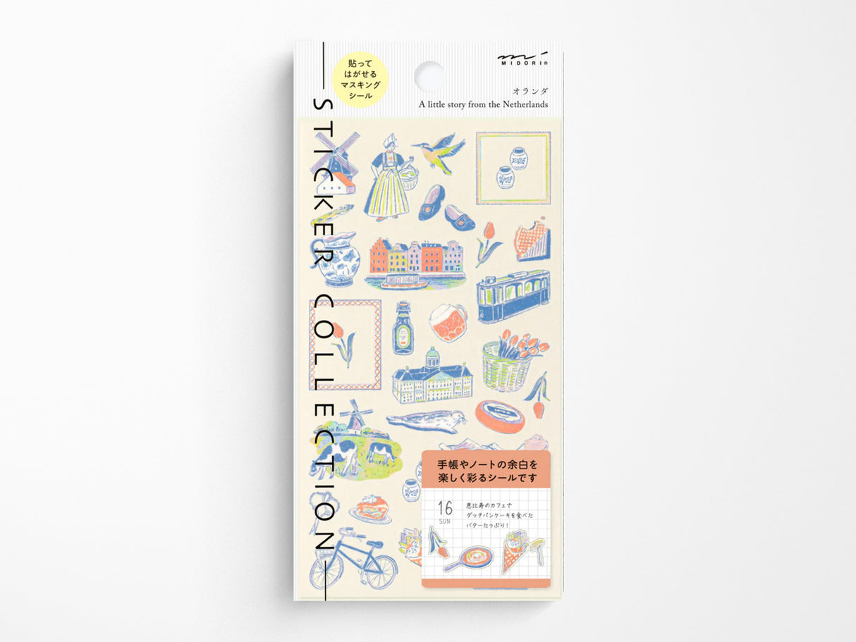 Midori Stickers - Dutch Motifs