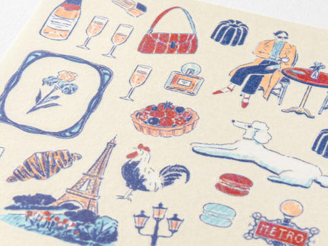 Midori Stickers - French Motifs