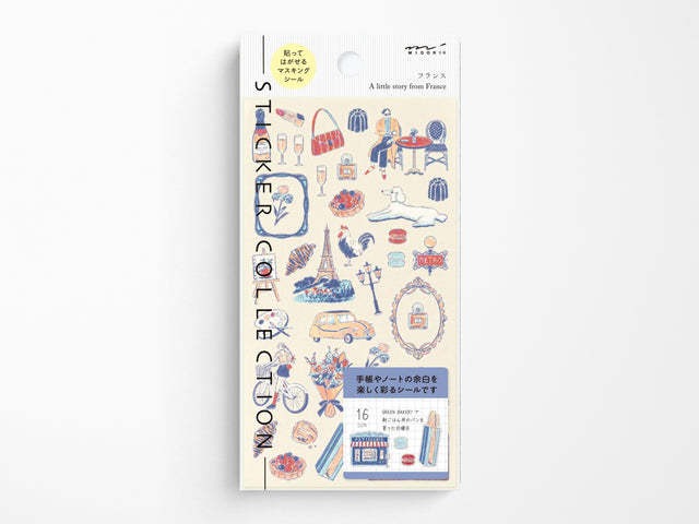 Midori Stickers - French Motifs