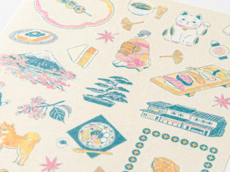 Midori Stickers - Japanese Motifs