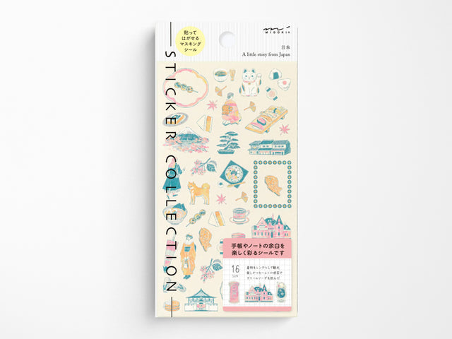 Midori Stickers - Japanese Motifs