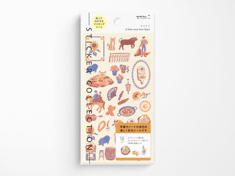 Midori Stickers - Spanish Motifs