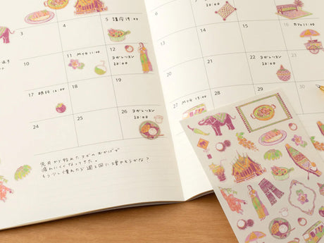 Midori Stickers - Thai Motifs