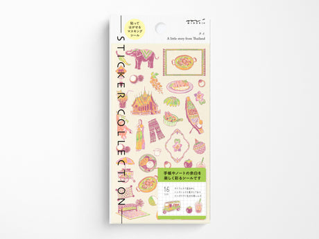 Midori Stickers - Thai Motifs