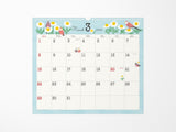 Midori Wall Calendar 2026 - Bird