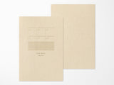 Midori Yuru Log Notebook B6 - Free Diary Monthly 2