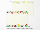 Midori Yuru Log Notebook B6 - Motif Textile