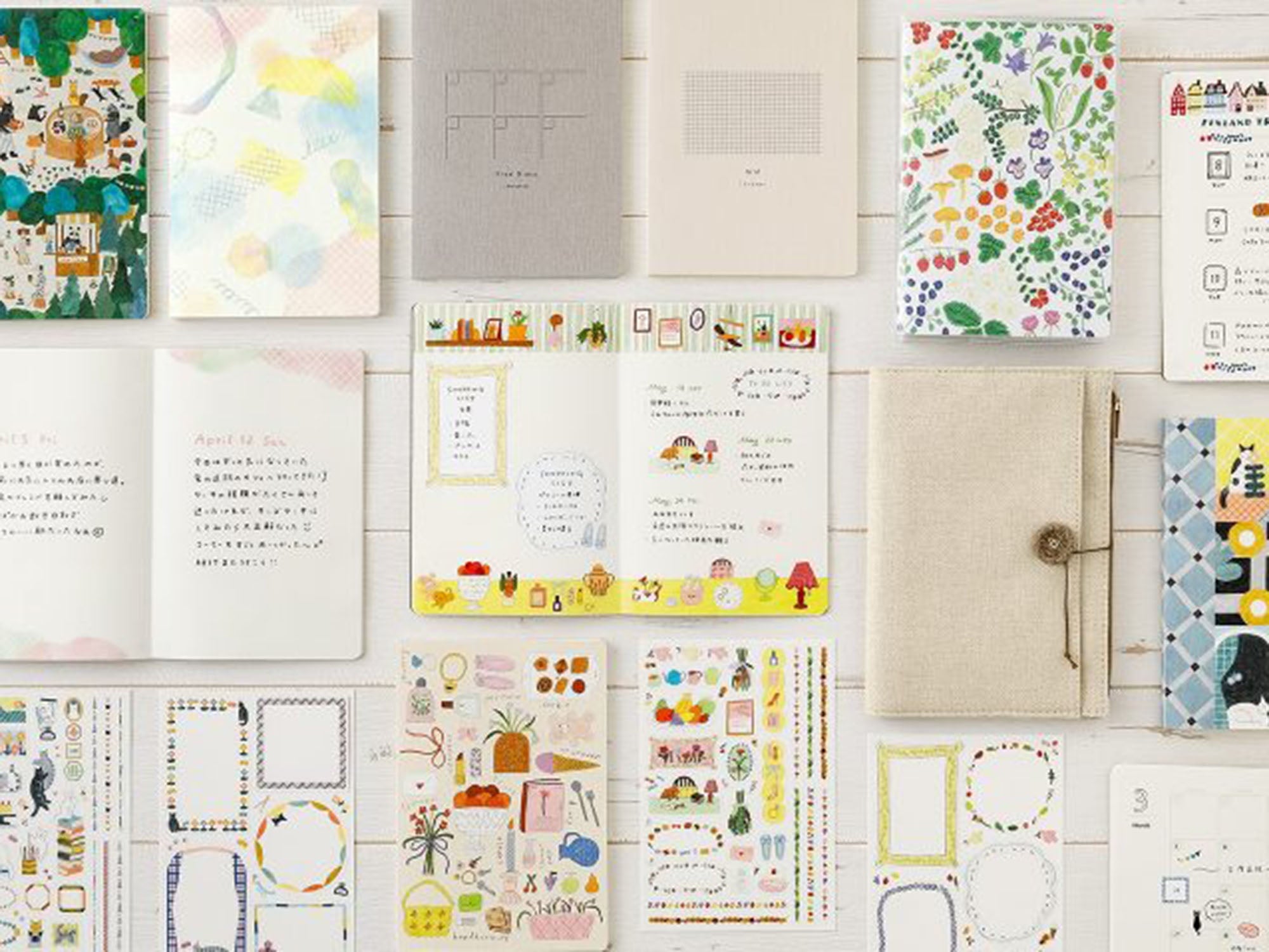 Midori Yuru Log Notebook B6 - Scandinavia – Jenni Bick Custom Journals