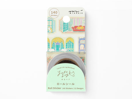 Midori Yuru Log Roll Sticker Window Views