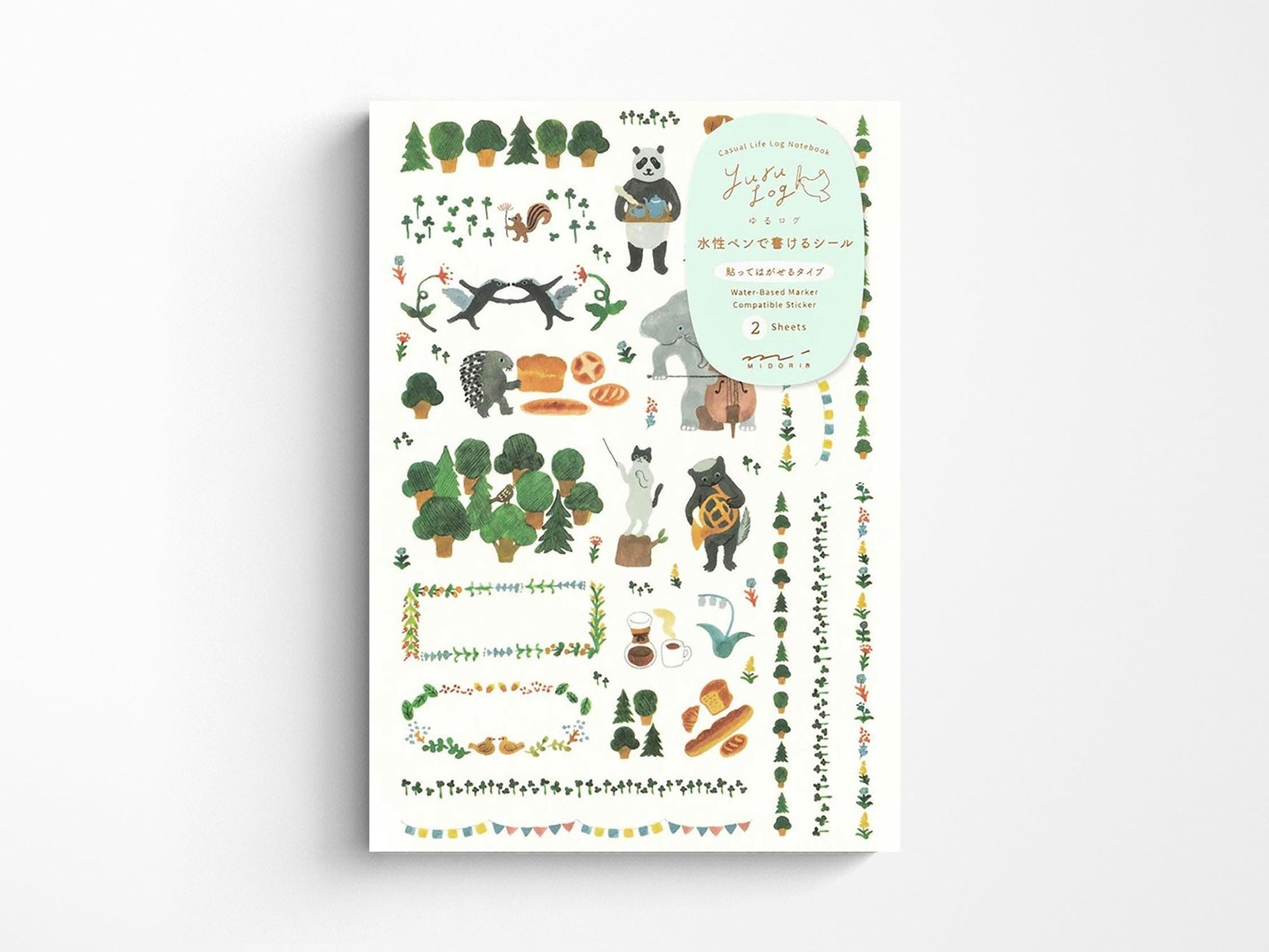 Doraking 45 Adesivi Decorativi A Tema Foresta – Carini E Staccabili Per Scrapbooking E Personalizzazione - 5