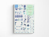 Midori Yuru Log Sticker 2 Sheets - Nordic