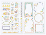 Midori Yuru Log Sticker 2 Sheets - Travel & Hotel