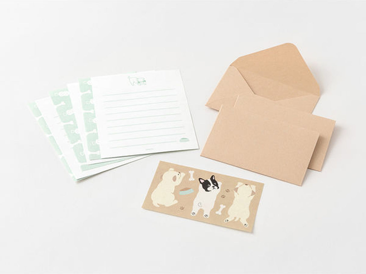 Mini Letter Set with Stickers - Hungry Dog