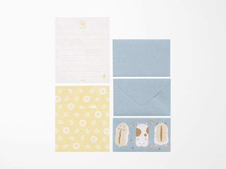 Mini Letter Set with Stickers - Hungry Hamster