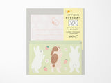 Mini Letter Set with Stickers - Hungry Rabbit