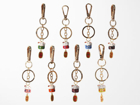 Mini Lucky Cat Keychain - Assorted Colors