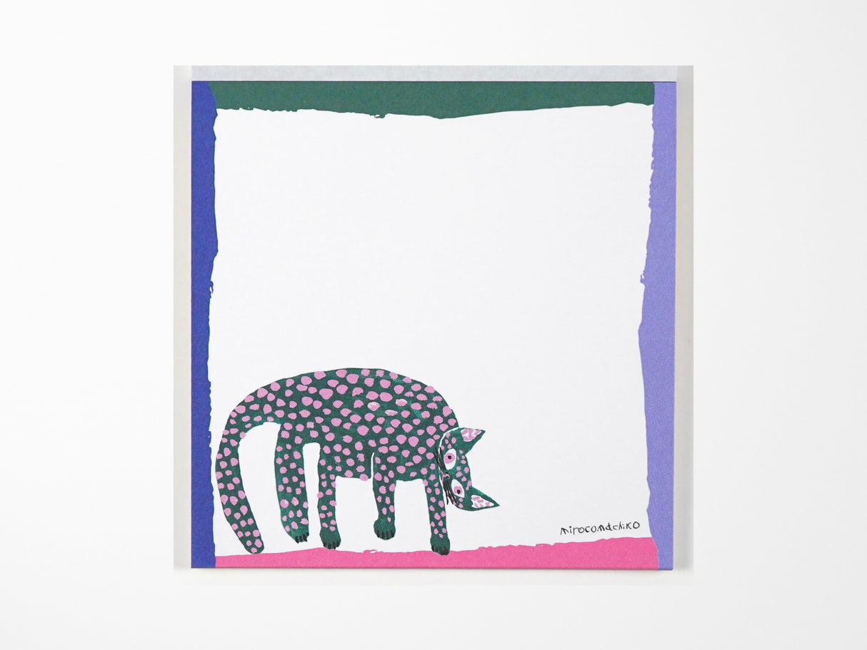 Miroco Machiko Square Memo Pad - Animal