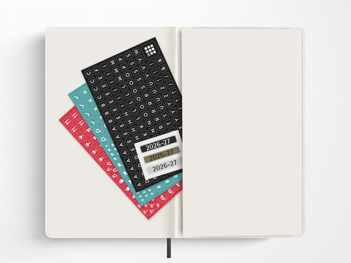 Moleskine 18 Month 2026-2027 Weekly Planner - Sapphire Blue Soft Cover
