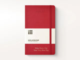 Moleskine 18 Month 2026-2027 Weekly Planner - Scarlet Red Hardcover
