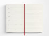 Moleskine 18 Month 2026-2027 Weekly Planner - Scarlet Red Soft Cover