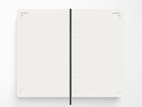 Moleskine 2027 Daily Planner - Myrtle Green Soft Cover
