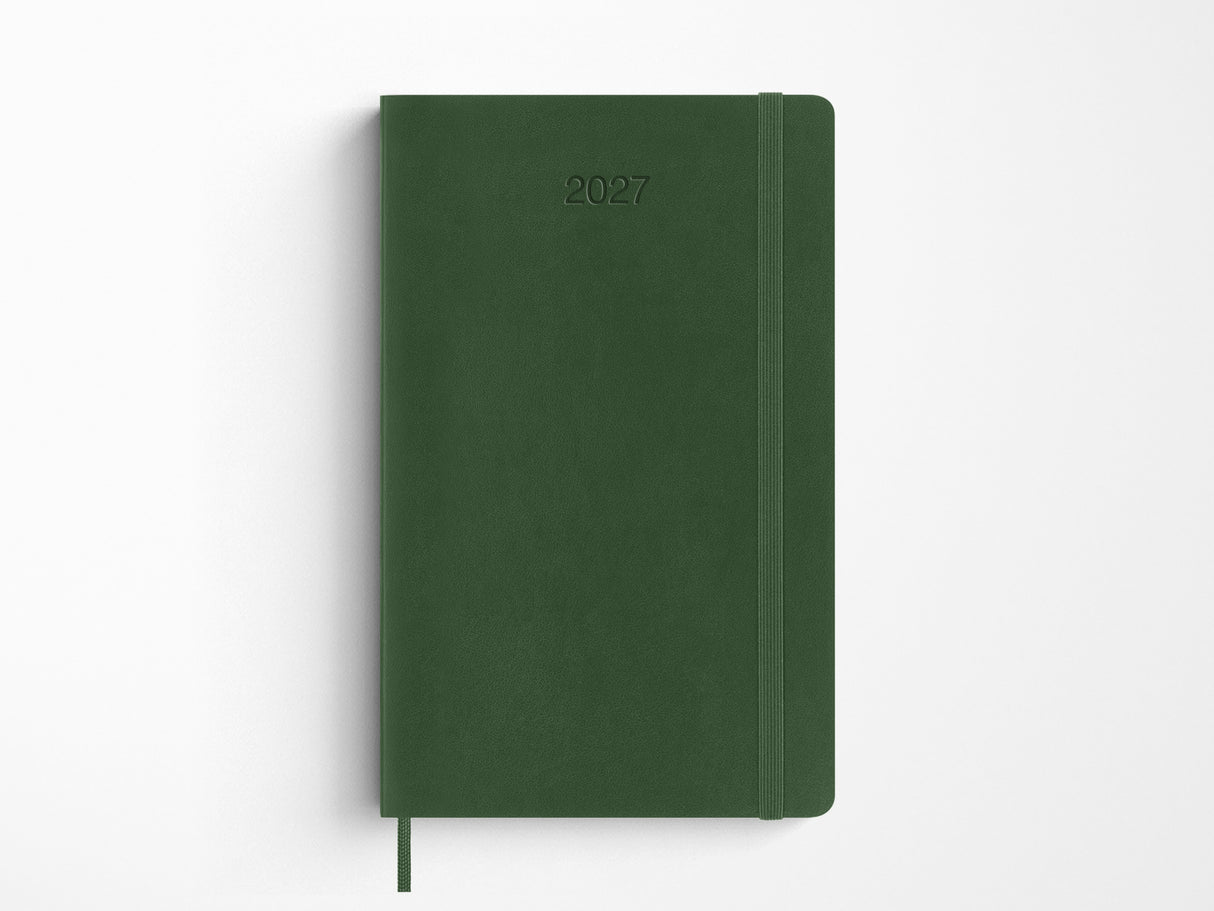 Moleskine 2027 Daily Planner - Myrtle Green Soft Cover