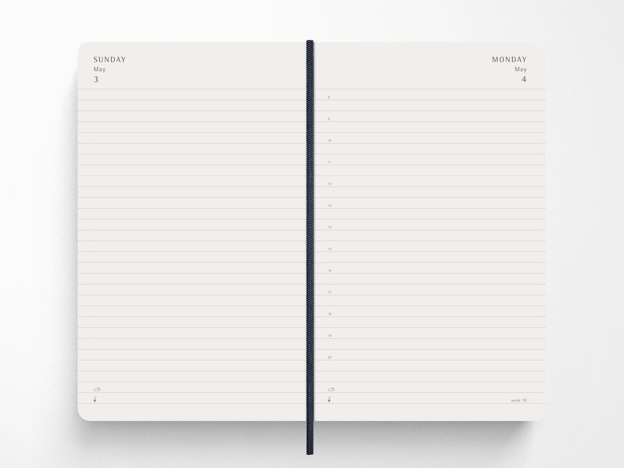 Moleskine 2027 Daily Planner - Sapphire Blue Soft Cover