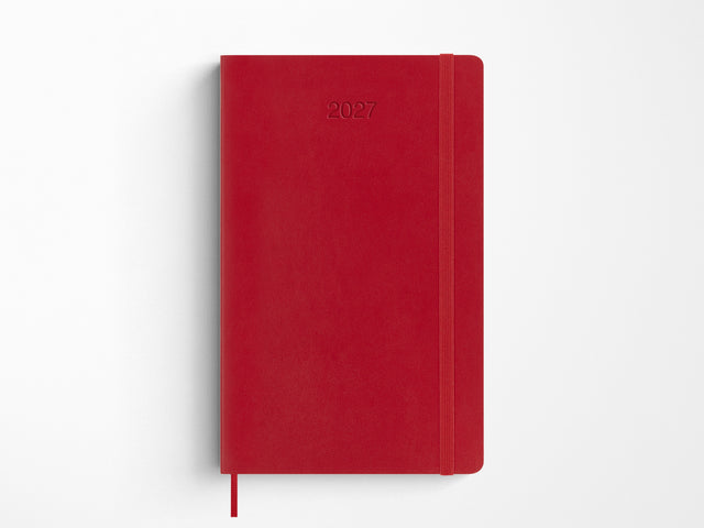 Moleskine 2027 Daily Planner - Scarlet Red Hardcover