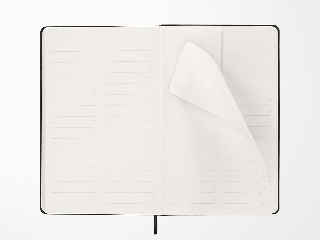 Moleskine 2027 Pro Weekly Vertical Planner - Black Hardcover