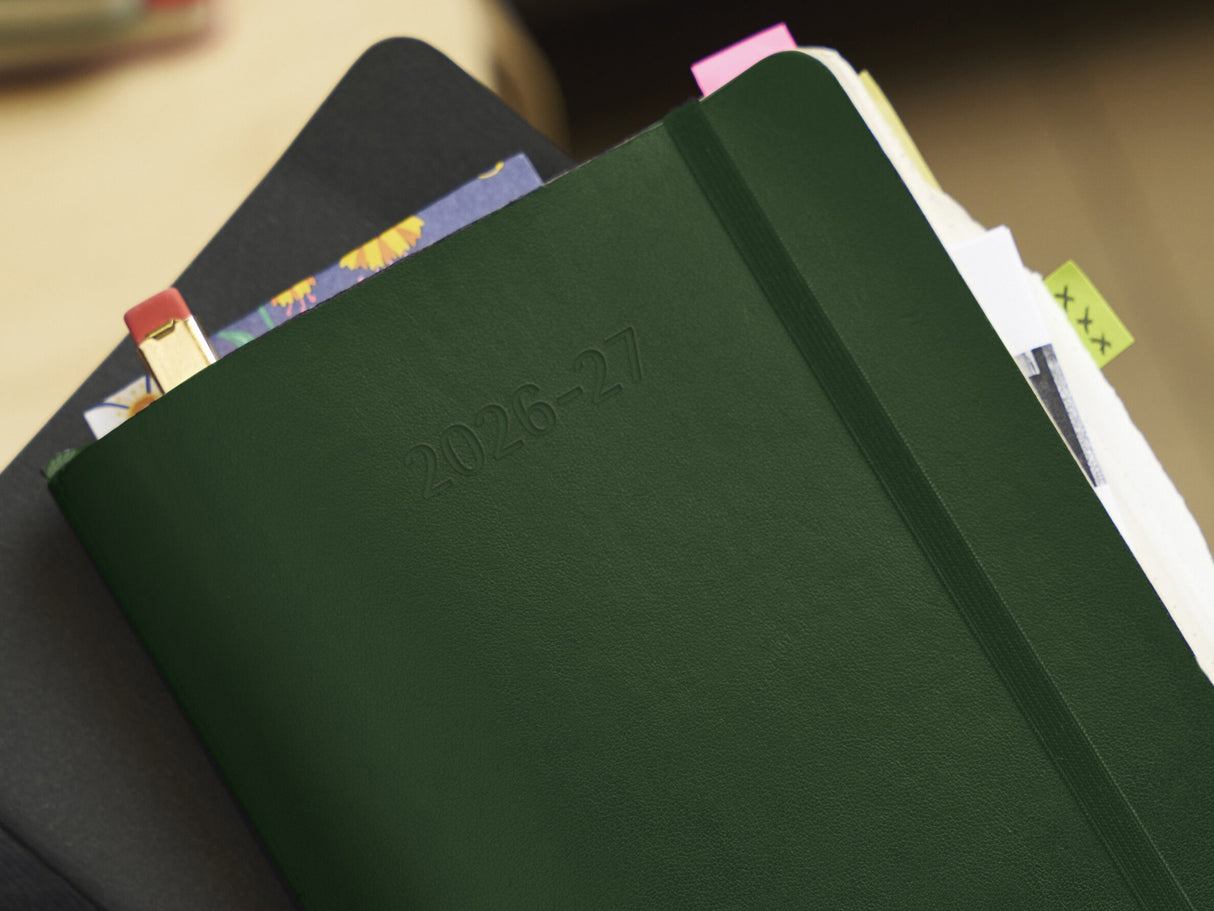 Moleskine 2027 Weekly Planner - Myrtle Green Soft Cover