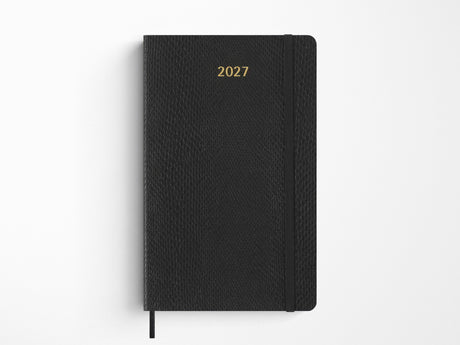 Moleskine 2027 Weekly Planner - Precious & Ethical Vegea - Black